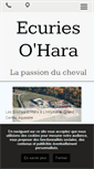 Mobile Screenshot of centre-equestre-ohara.fr